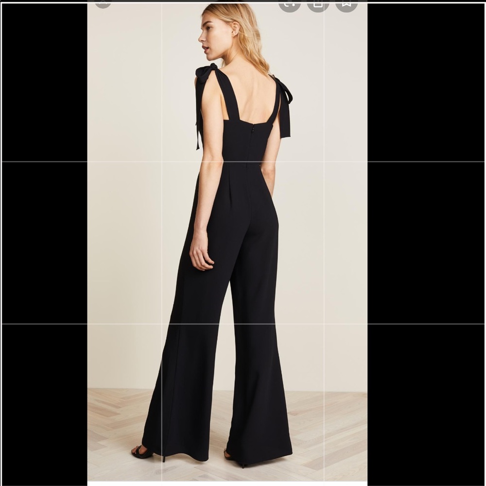 Amanda Uprichard black tie jumpsuit - Picture 6 of 8